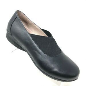 Dansko Black Leather Flats